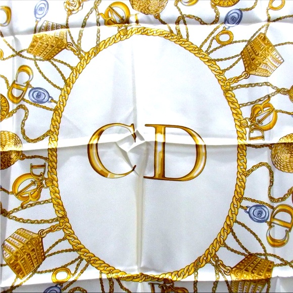 Christian Dior Silk Scarf Pink - Picture 5 of 9